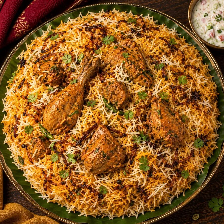 Chicken Biryani — halal home-cooked corporate lunch delivery in Lahore