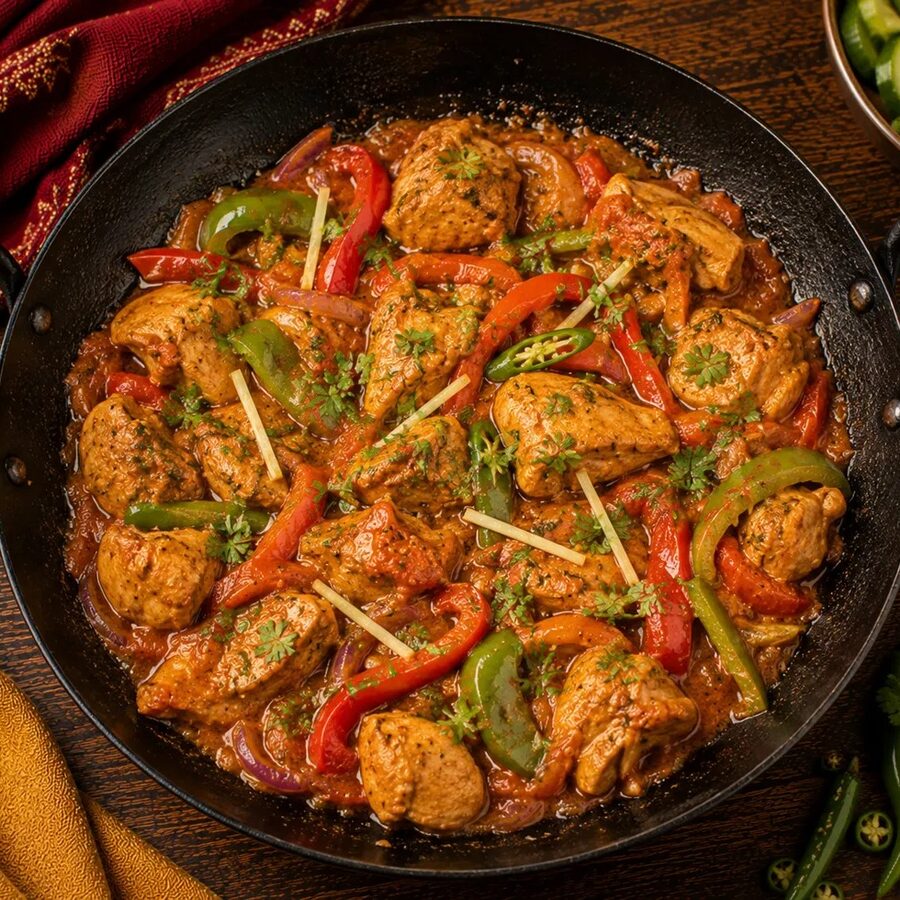 Chicken Jalfrezi — halal home-cooked corporate lunch delivery in Lahore